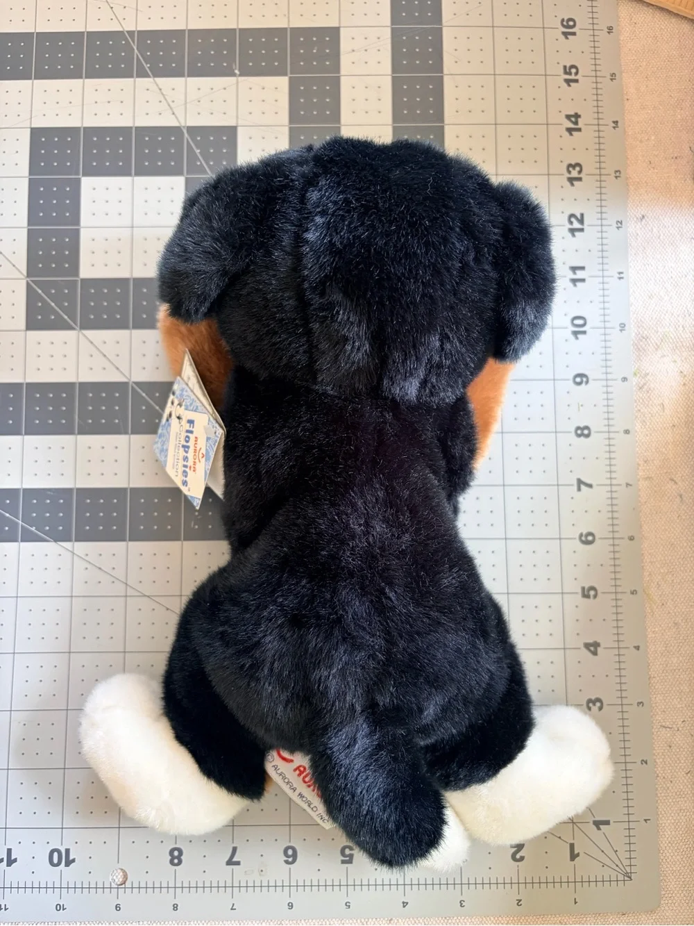 Bernice the Bernese Mountain Dog Plushy by Aurora Flopsies NEW With Tags